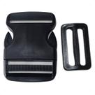 Kit 2 Fechos 50mm E 4 Reguladores Para Mochilas Bolsas