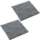 Kit 2 Feltro Adesivo Protetor Para Sofá Cadeira Mesa Moveis Anti-risco Para Piso Cinza 5cm Quadrado Kit 2 Feltro Adesivo Protetor Para Sofá Cadeira Mesa Moveis Anti-risco Para Piso Cinza 5cm Quadrado