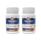 Kit 2 ferro plus - 30 cápsulas - vitafor