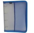 Kit 2 Fichários 4 Furos - Pasta Universitária Pvc Azul - Acp Kit 2 Fichários 4 Furos - Pasta Universitária Pvc Azul - Acp