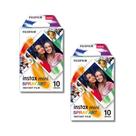 Kit 2 Filmes Instantâneo Fujifilm Instax Mini Spray Art - 10 Poses Cada