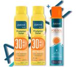 kit 2 filtro protetor solar fator 30fps + pós sol hidratante