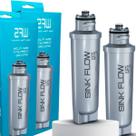 Kit 2 Filtro Refil SINK FLOW para Purificador De Água Universal Torneira Pia