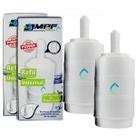 Kit 2 Filtro Refil Torneira Filtro Bica Móvel Compatível Lorenzetti Acqua Bella Vitalle Imperatriz Delta Herc Forusi