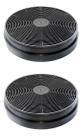 Kit 2 Filtros Carvão Ativado Depurador Fischer Slim 17,5cm