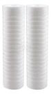 Kit 2 Filtros Ranhurado De Polipropileno Cor Branco Branco