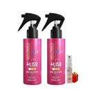 Kit 2 Finalizador Spray Mais Liso 100 Ml Bio Extratus + Presente Lourre 15ml