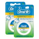 Kit 2 Fio Dental Oral-b Essential Floss Encerado Menta 50m Kit 2 Fio Dental Oral-b Essential Floss Encerado Menta 50m