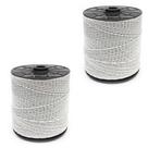 Kit 2 fio eletroplastico cordoalha aco 15x6 - 250m igecast Kit 2 fio eletroplastico cordoalha aco 15x6 - 250m igecast