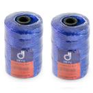 Kit 2 Fio Encala Torcido Azul Rolo 200gr Várias Bitolas Para Pesca Profissional Rede Tralha Tarrafa Kit 2 Fio Encala Torcido Azul Rolo 200gr Várias Bitolas Para Pesca Profissional Rede Tralha Tarrafa