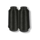 Kit 2 fio maquina Overloque 500g cada Preto Costura Overlock premium Alta restistência