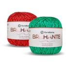 Kit 2 Fios Brilhante Euroroma Poliéster Biodegradável 136m