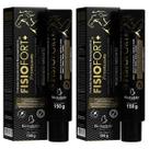 Kit 2 FisioFort Premium Pomada Massageadora Preta 300g Gel Bio Instinto Massagem Aroma Suave Arnica