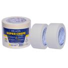 Kit 2 Fita Crepe Larga Delfix 48mm x 50m Branca Multiuso Pintura, Embalagem e Artesanato