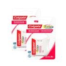 Kit 2 Fita Dental Colgate Total Encerada 25m