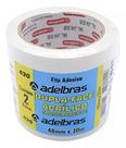 Kit 2 Fita Dupla Face Transparente Decoração Uso Geral 48mmx30m Adelbras Kit 2 Fita Dupla Face Transparente Decoração Uso Geral 48mmx30m Adelbras