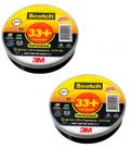 Kit 2 fita isolante 33 profissional 3m