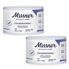 Kit 2 Fita Microporosa Branca 2,5cm X 4,5m - Missner