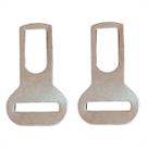 Kit 2 Fivelas Trava 25mm Cinto Segurança Universal Lingueta Pet Anti Alarme Segurança Automotivo