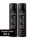 Kit 2 Fixador de Cabelo Forte My Health Mood 400ml Jato Seco Alta Fixação e Ação Antiumidade