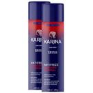 Kit 2 Fixador de Cabelos Karina Antifrizz Normal 400ml