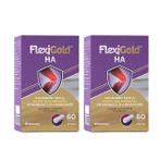 Kit 2 Flexigold Ha Colágeno Tipo 2, Ácido Hialurônico E Vitaminas.