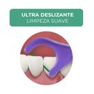 Kit 2 Flosser Fio Dental Individual com Forquilha e Haste GUM Ultra Deslizante Sabor Menta 80un