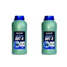 Kit 2 Fluído Óleo De Freio Dot 4 Original Radnaq 500ml