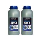Kit 2 Fluído Óleo De Freio Dot 4 Original Radnaq 500ml