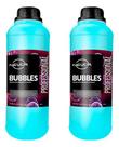 Kit 2 Fluidos Para Bolhas De Sabão Bubbles 1 Litro Nevoa