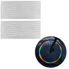 Kit 2 Folhas De Adesivo Refletivo Bicicleta Motocicleta