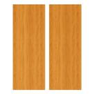Kit 2 Folhas de Porta Madeira Lisa 210x80cm Espessura 3,5cm Valuchi