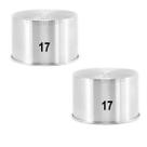 Kit 2 Forma Assadeira Bolo 17x10 Redonda Torta Alumínio
