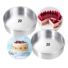 Kit 2 Forma Bolo 20x5 Redonda Alumínio Fundo Fixo Kit 2 Forma Bolo 20x5 Redonda Alumínio Fundo Fixo