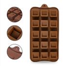Kit 2 Formas Para Chocolate de Silicone Gelo Total 30 Cubos