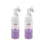 Kit 2 Fortskin Mousse Facial Com Massageador 150ml - Fortlife Kit 2 Fortskin Mousse Facial Com Massageador 150ml - Fortlife