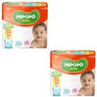 Kit 2 Fralda Descartável Macio Hipopó Baby Hiper Tamanho M - Total 168 Unidades Kit 2 Fralda Descartável Macio Hipopó Baby Hiper Tamanho M - Total 168 Unidades