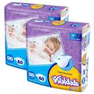 Kit 2 Fralda Destartável Pacotão Vitalidade Baby Hiper - Tamanho XXG - Total 120 Unidades Kit 2 Fralda Destartável Pacotão Vitalidade Baby Hiper - Tamanho XXG - Total 120 Unidades