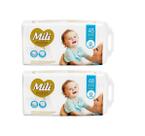Kit 2 Fralda Infantil Love & Care G Mega 48 Unidades - Mili