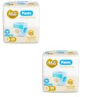 Kit 2 Fralda Pants Mili Love&Care Premium Pants G 30Un -Mili