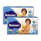 KIT 2 Fraldas BabySec Ultra Mega Tamanho M 38 Unidades KIT 2 Fraldas BabySec Ultra Mega Tamanho M 38 Unidades