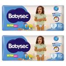 KIT 2 Fraldas BabySec Ultra Mega Tamanho XG 30 Unidades