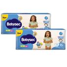 Kit 2 Fraldas Babysec Ultrasec Hiper Galinha Pintadinha XG com 56 unidades