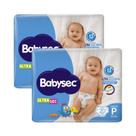Kit 2 Fraldas Babysec Ultrasec Jumbinho Galinha Pintadinha P com 20 unidades