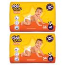 KIT 2 Fraldas Descartáveis Piquitucho Hiper - Todos os Tamanhos