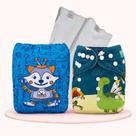 Kit 2 Fraldas Ecológicas Premium Menino Menina Unissex 4 Absorventes em Melton 4 Camadas 25x33cm Reutilizáveis, Laváveis e Econômicas Kit 2 Fraldas Ecológicas Premium Menino Menina Unissex 4 Absorventes em Melton 4 Camadas 25x33cm Reutilizáveis, Laváveis e Econômicas