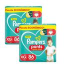 Kit 2 Fraldas Pampers Confort Pants Ajuste Total Max Xg 86 Unidades Kit 2 Fraldas Pampers Confort Pants Ajuste Total Max Xg 86 Unidades