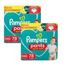 Kit 2 Fraldas Pampers Confort Pants Ajuste Total Max Xxg 78 Unidades Kit 2 Fraldas Pampers Confort Pants Ajuste Total Max Xxg 78 Unidades