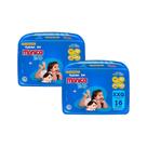 Kit 2 Fraldas Turma da Mônica Baby Jumbo XXG com 16un cada