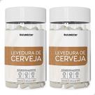 Kit 2 Frasco Levedura de Cerveja Suplemento Alimentar Natural 100% Puro Pó Original Premium Green 120 Cápsulas Natunéctar
